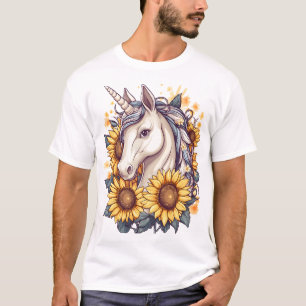 Zonnebloemveld Eenhoorn (1) T-shirt
