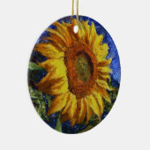 Zonnebloemveld in kleurrijke artistieke stijl keramisch ornament (Rechts)