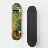 Zonnebloemveld in Longmont, Colorado Persoonlijk Skateboard (Voorkant)