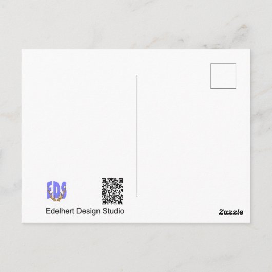 Zonnebloemveld in rijen DIY Briefkaart (Achterkant)