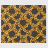 Zonnebloemveld Inpakpapier (Vlak)