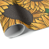 Zonnebloemveld Inpakpapier (Rol Hoek)