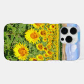 Zonnebloemveld iPhone Hoesje (Achterkant horizontaal)