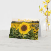 Zonnebloemveld Kaart (Gele Bloem)