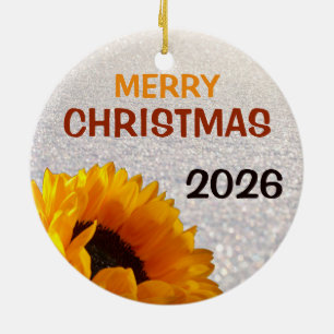 Zonnebloemveld Keramische Versiering Keramisch Ornament