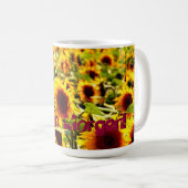 Zonnebloemveld Koffiemok (Voorkant rechts)