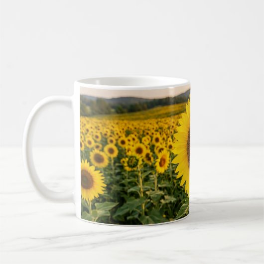 Zonnebloemveld Koffiemok (Links)