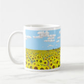 zonnebloemveld koffiemok (Links)