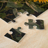 Zonnebloemveld Legpuzzel (Zijkant)