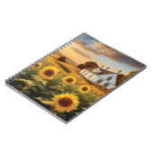 Zonnebloemveld Notitieboek (Linkerzijde)