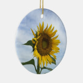 zonnebloemveld-Ornament Keramisch Ornament (Rechts)
