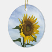 zonnebloemveld-Ornament Keramisch Ornament (Links)