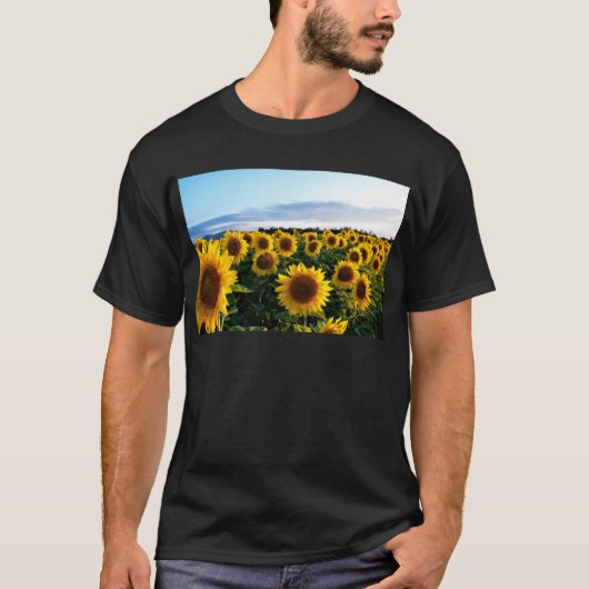Zonnebloemveld T-shirt (Voorkant)
