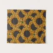 Zonnebloemveld Tapastry Wandkleed (Voorkant (horizontaal))