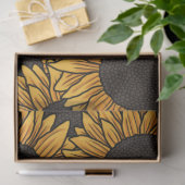 Zonnebloemveld Tissuepapier (Geschenk)