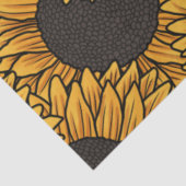 Zonnebloemveld Tissuepapier (Detail)
