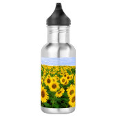 Zonnebloemveld Waterfles (Rechts)