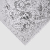  zonnebloemveld zwart en wit, versteld tissuepapier (Detail)