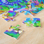 Zonnebloemvelden - blauw legpuzzel (Zijkant)