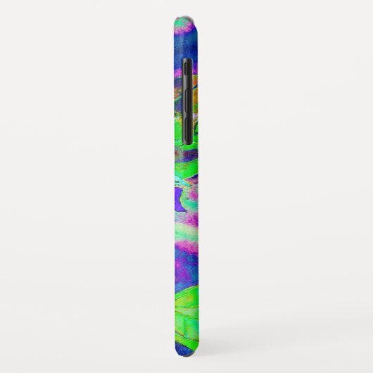 Zonnebloemvelden - blauwgroen zonnebloemen Case-Mate iPhone case (Achterkant/links)