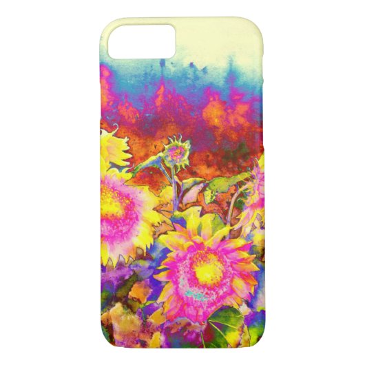 Zonnebloemvelden Case-Mate iPhone Case (Achterkant)