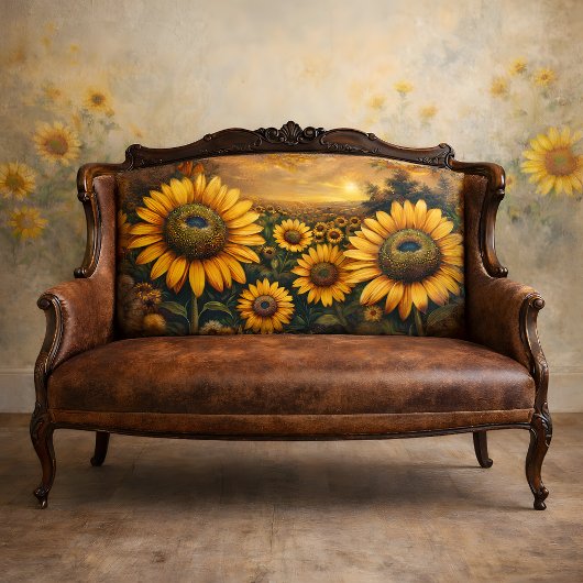 Zonnebloemvelden Decoupage Tissuepapier