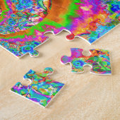 Zonnebloemvelden Forever-blauw Legpuzzel (Zijkant)