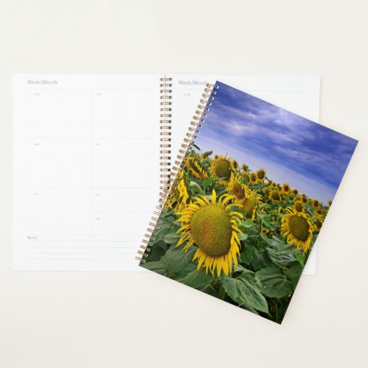 Zonnebloemvelden in Californië Planner (Display)
