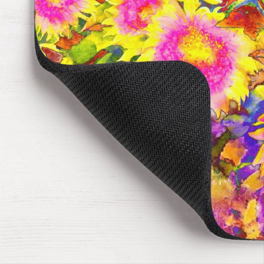 Zonnebloemvelden Muismat (Hoek)