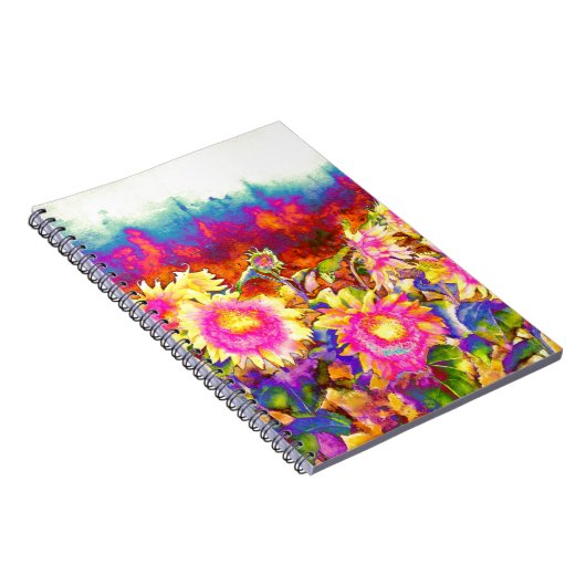 Zonnebloemvelden Notitieboek (Rechterzijde)