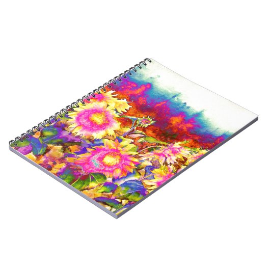 Zonnebloemvelden Notitieboek (Linkerzijde)