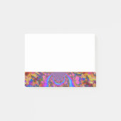 Zonnebloemvelden - roze post-it® notes (Voorkant)