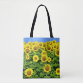 Zonnebloemvelden Tote Bag (Voorkant)