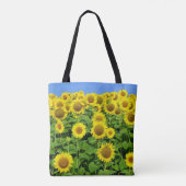 Zonnebloemvelden Tote Bag (Achterkant)
