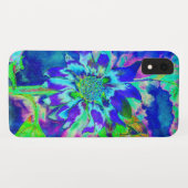 Zonnebloemvelden- turquoise zonnebloem Case-Mate iPhone case (Achterkant (horizontaal))