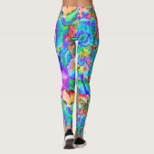 zonnebloemvelden voor altijd - blauw leggings (Achterkant)