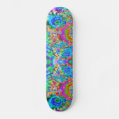 Zonnebloemvelden voor altijd - blauw skateboard (Voorkant)