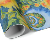 Zonnebloemvelden voor altijd cadeaupapier (Rol Hoek)