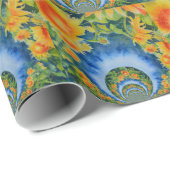 Zonnebloemvelden voor altijd cadeaupapier (Rol Hoek)