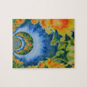 Zonnebloemvelden voor altijd legpuzzel (Horizontaal)