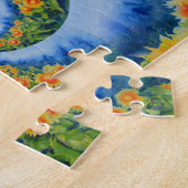 Zonnebloemvelden voor altijd legpuzzel (Zijkant)