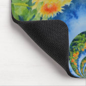 Zonnebloemvelden voor altijd muismat (Hoek)