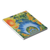 Zonnebloemvelden voor altijd notitieblok (Schuin)