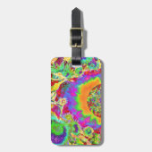 Zonnebloemvelden voor altijd - oranje bagagelabel (Voorkant verticaal)