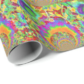 Zonnebloemvelden voor altijd - oranje cadeaupapier (Rol Hoek)