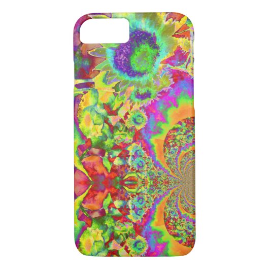 Zonnebloemvelden voor altijd - oranje Case-Mate iPhone case (Achterkant)