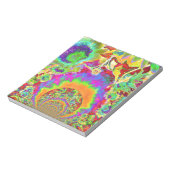 Zonnebloemvelden voor altijd - oranje notitieblok (Linkerzijde)