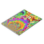 Zonnebloemvelden voor altijd - oranje notitieboek (Linkerzijde)