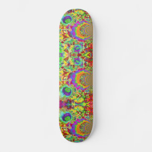 Zonnebloemvelden voor altijd - oranje skateboard