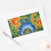 Zonnebloemvelden voor altijd rechthoekige sticker (Envelop)